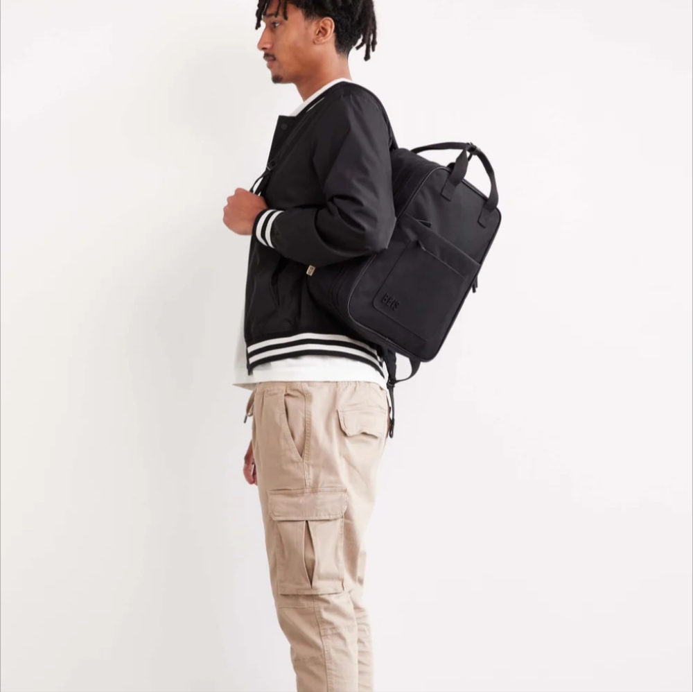 NWOT Beis Expandable Backpack